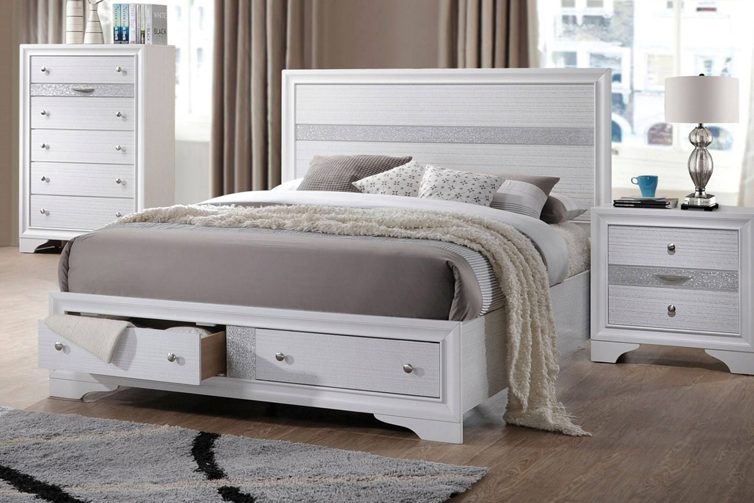 ACME - Naima Panel Storage Bed