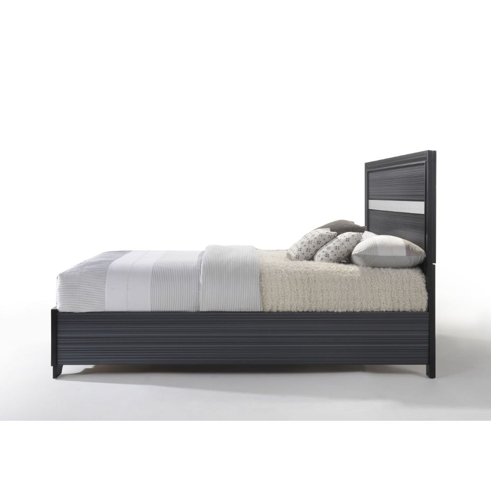 ACME Naima Queen Bed with Storage - Black