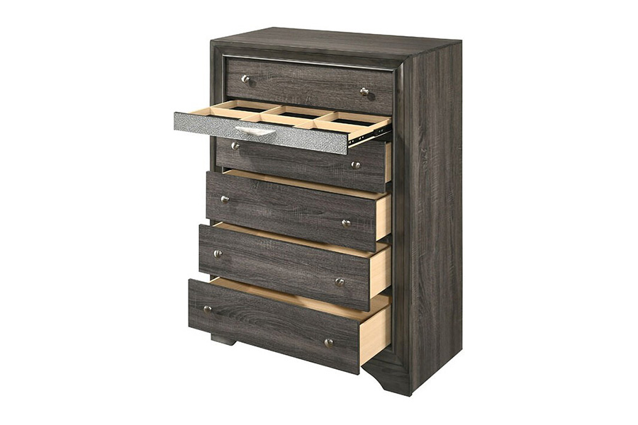 ACME Naima 6 Drawer Chest - Gray