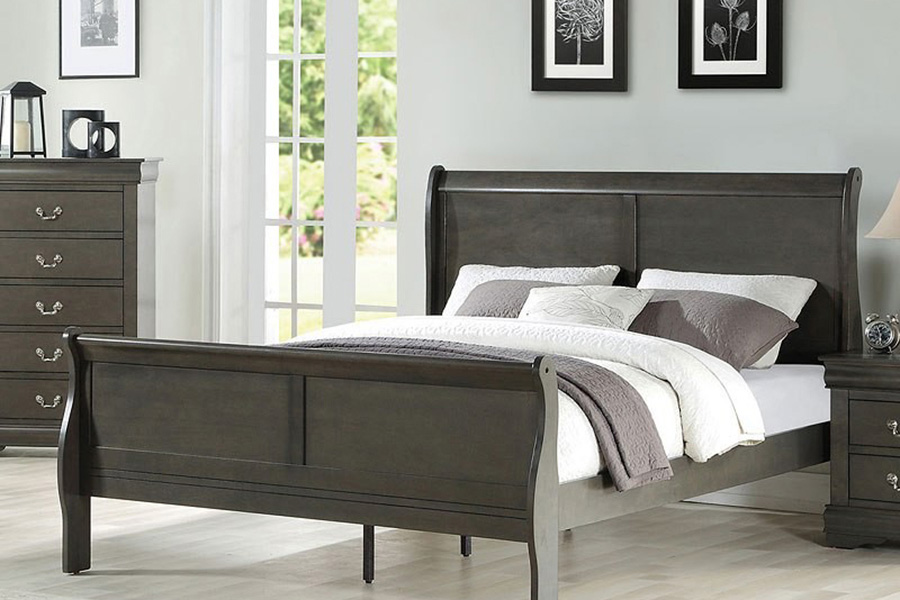 ACME - Louis Philipe Sleigh Bed