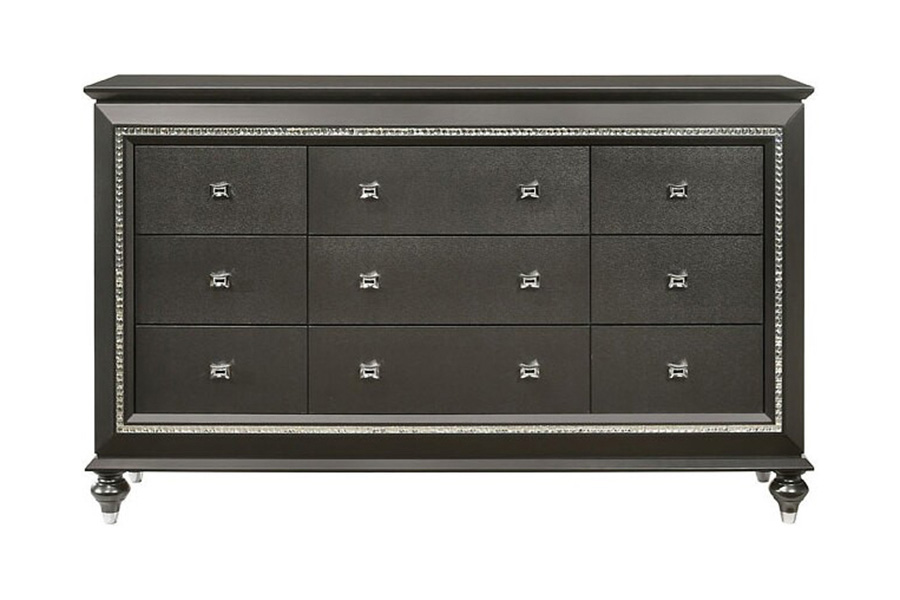 ACME Kaitlyn Dresser - Metallic Gray