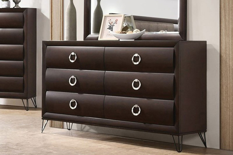 ACME - Tablita Dresser in Dark Merlot