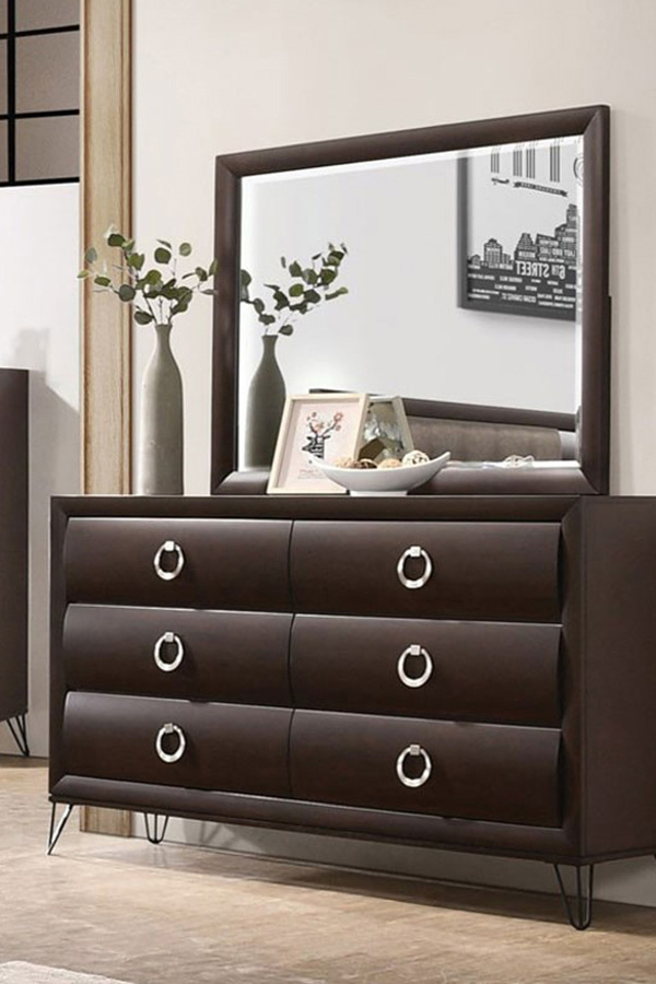 ACME - Tablita Dresser in Dark Merlot