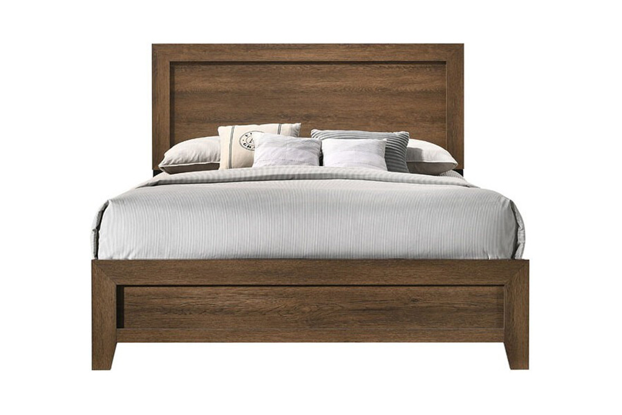 ACME Miquell Panel Bed - Oak, King Size