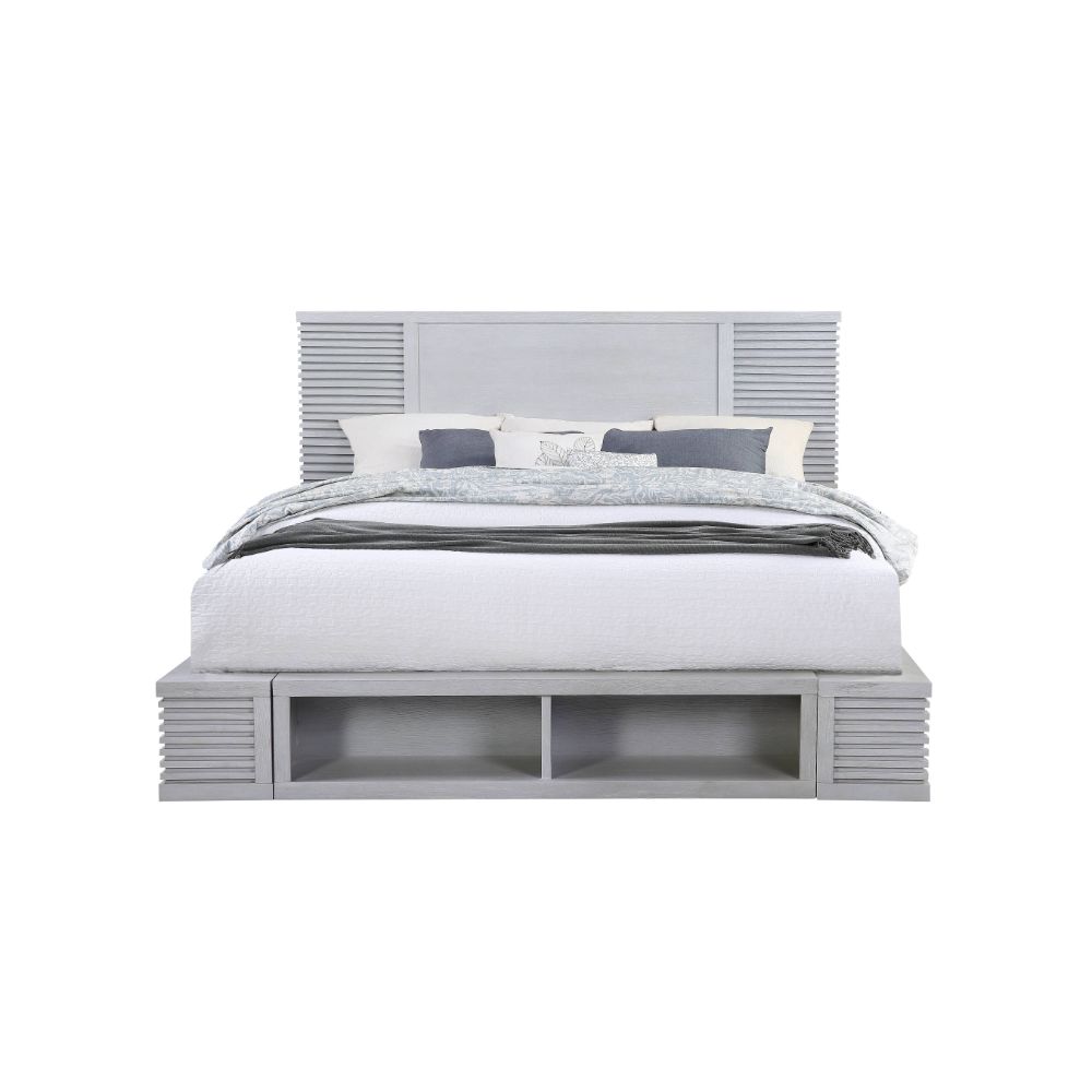 ACME Aromas Queen Bed - White Oak