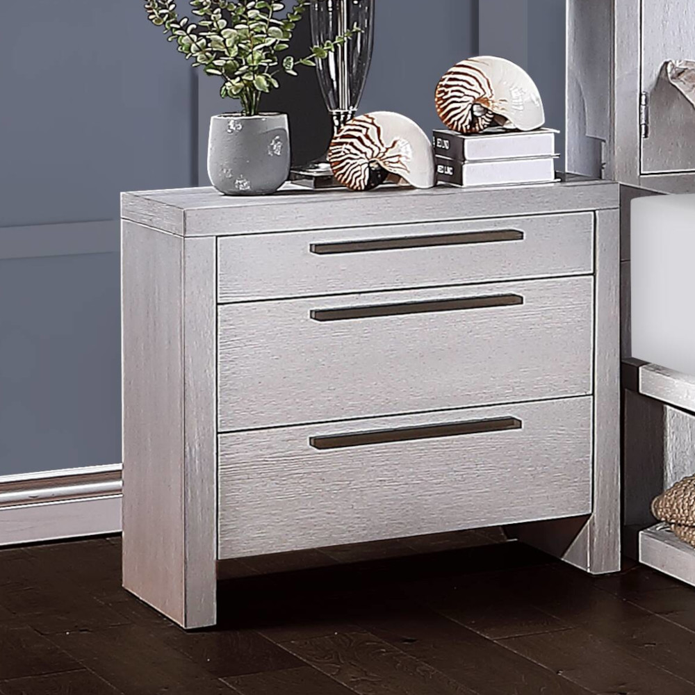 ACME - Aromas Nightstand in White Oak