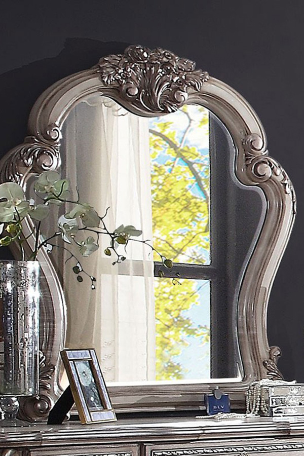 ACME Dresden Mirror - Vintage Bone White