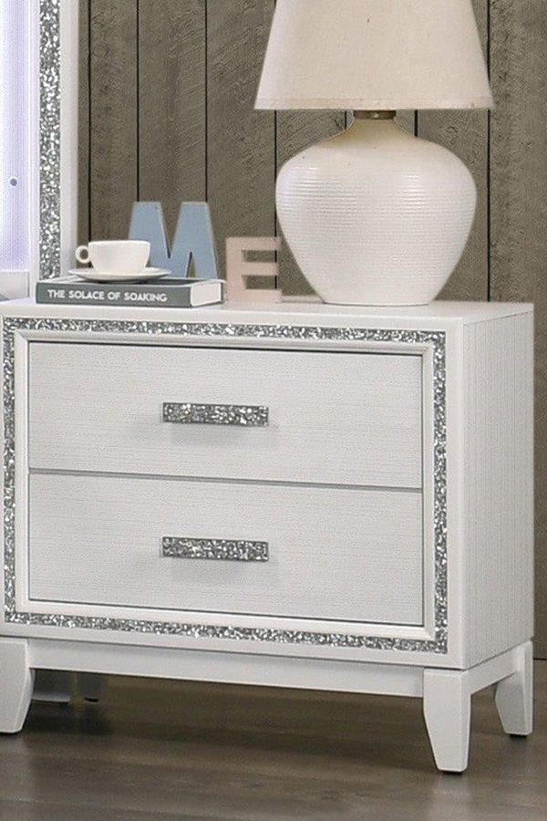 ACME Haiden Nightstand - White Finish