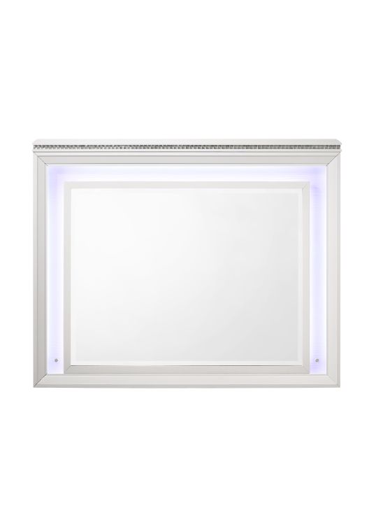 ACME - Sadie Mirror in White