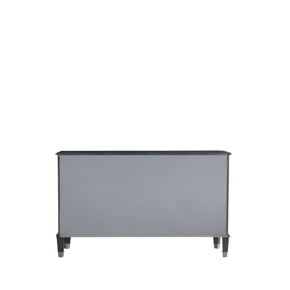 ACME - House Beatrice Dresser in Charcoal/Light Gray