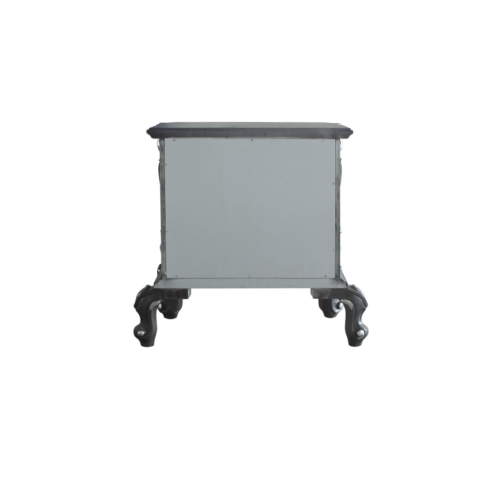 ACME - House Delphine Nightstand in Charcoal