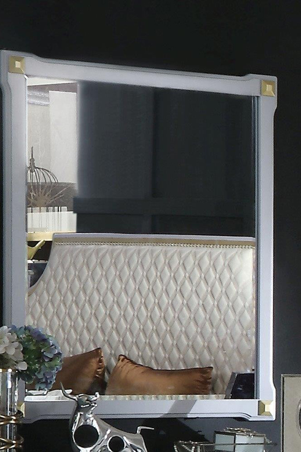 ACME House Marchese Mirror - Pearl Gray Finish