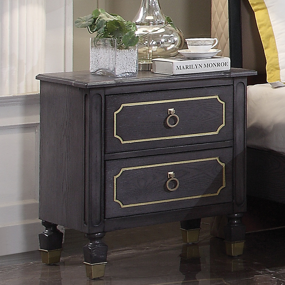 ACME - House Marchese Nightstand in Tobacco