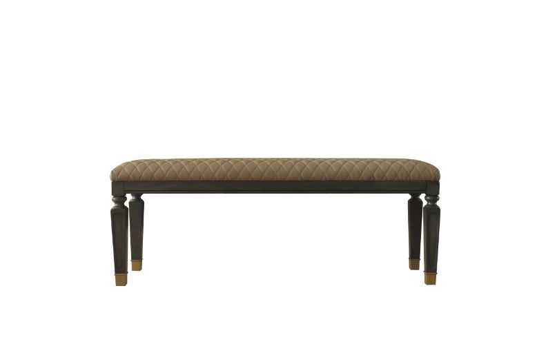 ACME - House Marchese Bench in Tan/Tobacco