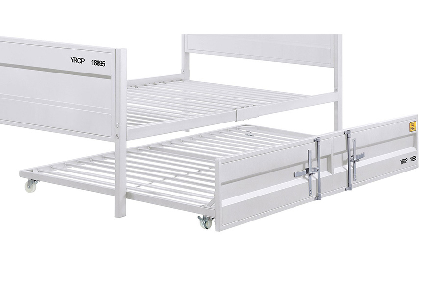 ACME Cargo Youth Panel Bed - White, Full Size