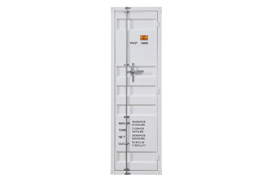 ACME Cargo Youth Single Door Wardrobe - White