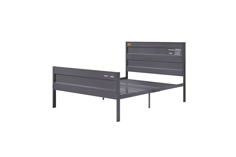 ACME Cargo Youth Panel Bed - Gunmetal, Twin Size