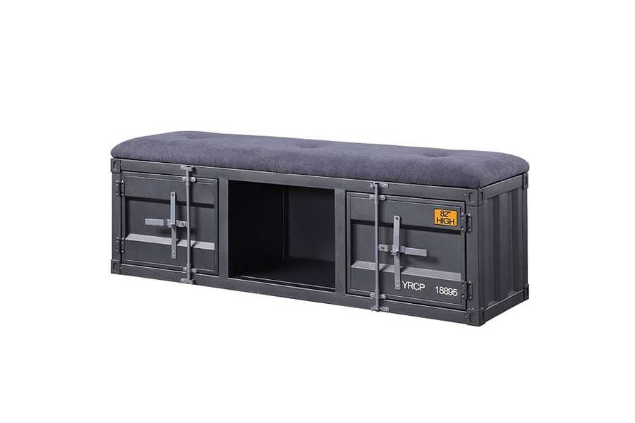 ACME Cargo Youth Panel Bed - Gunmetal, Twin Size