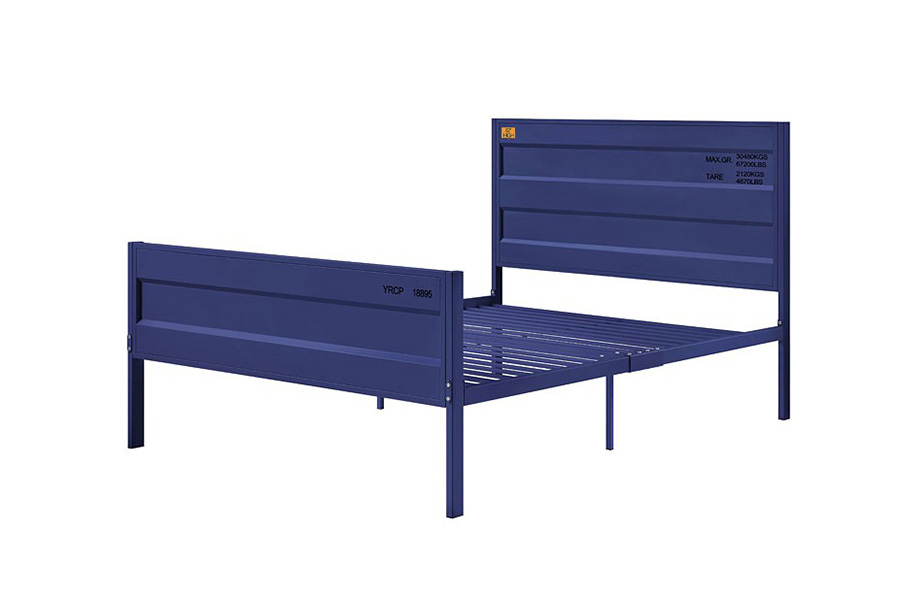 ACME Cargo Youth Panel Bed - Blue, Twin Size