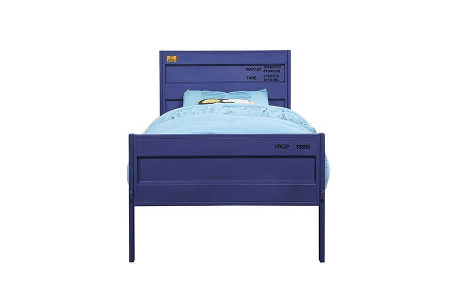 ACME Cargo Youth Panel Bed - Blue, Twin Size