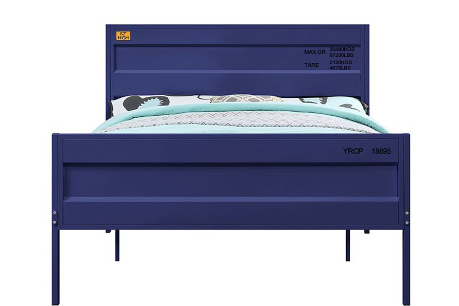 ACME Cargo Youth Panel Bed - Blue, Twin Size