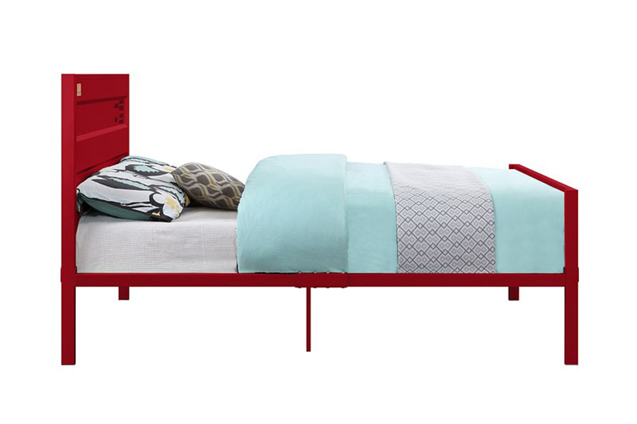 ACME Cargo Youth Panel Bed - Red, Full Size