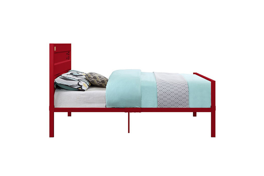 ACME Cargo Youth Panel Bed - Red, Twin Size