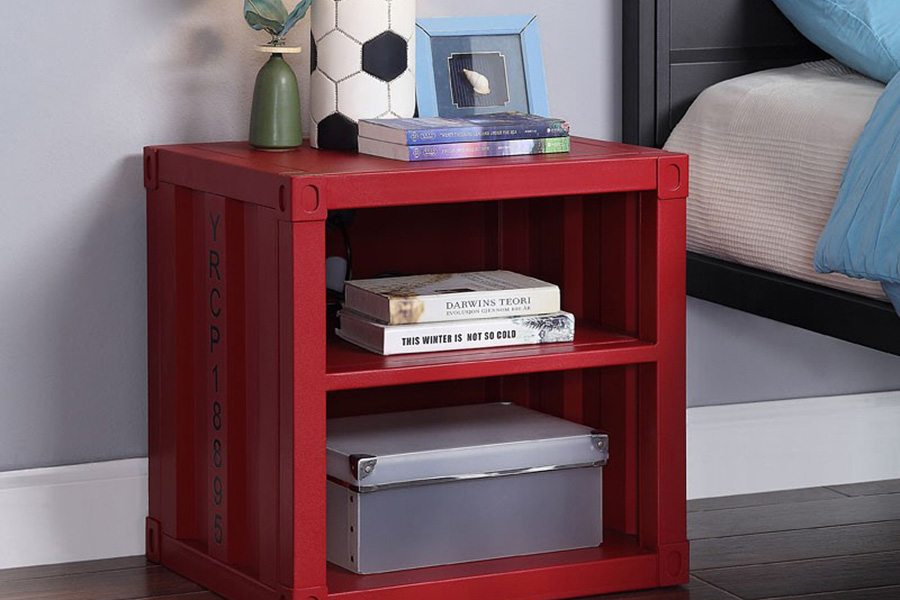 ACME Cargo Youth Nightstand - Red