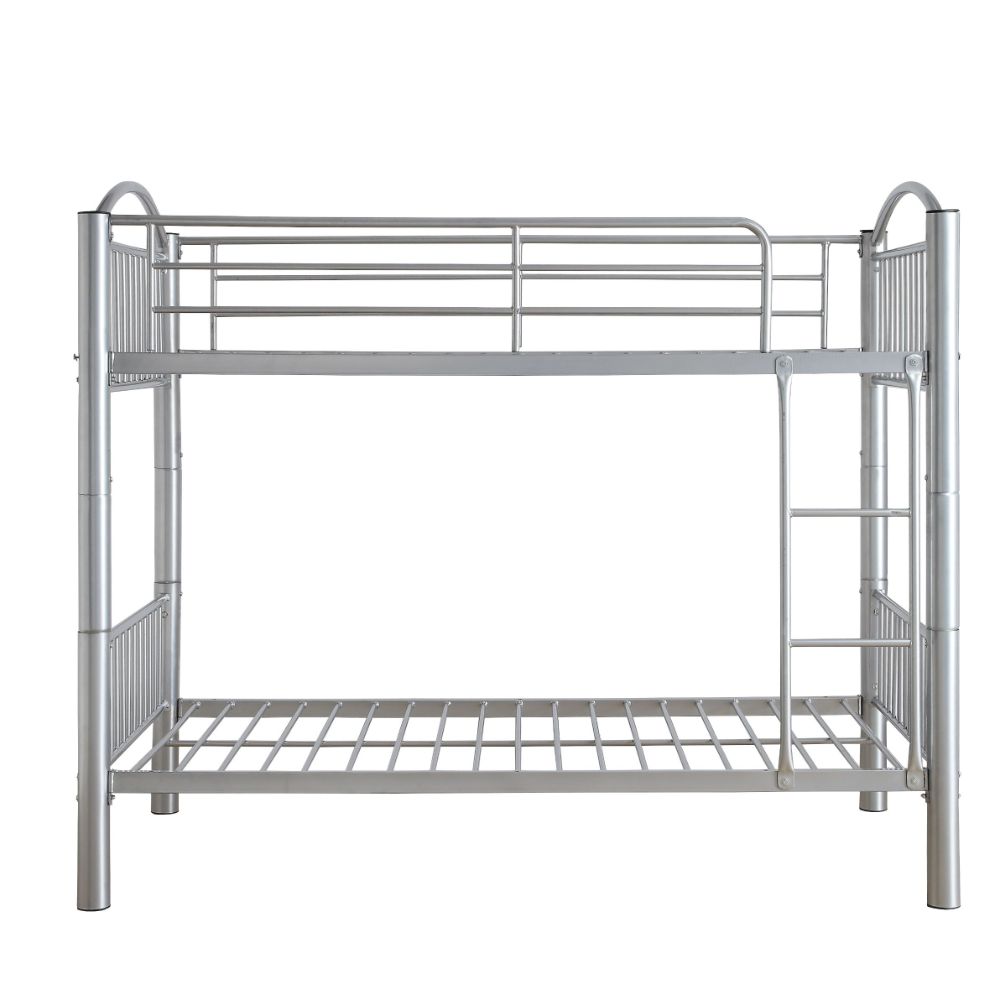 ACME Cayelynn Twin/Twin Bunk Bed - Silver