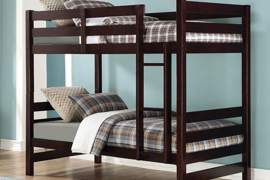 ACME Ronnie Twin over Twin Bunk Bed - Espresso