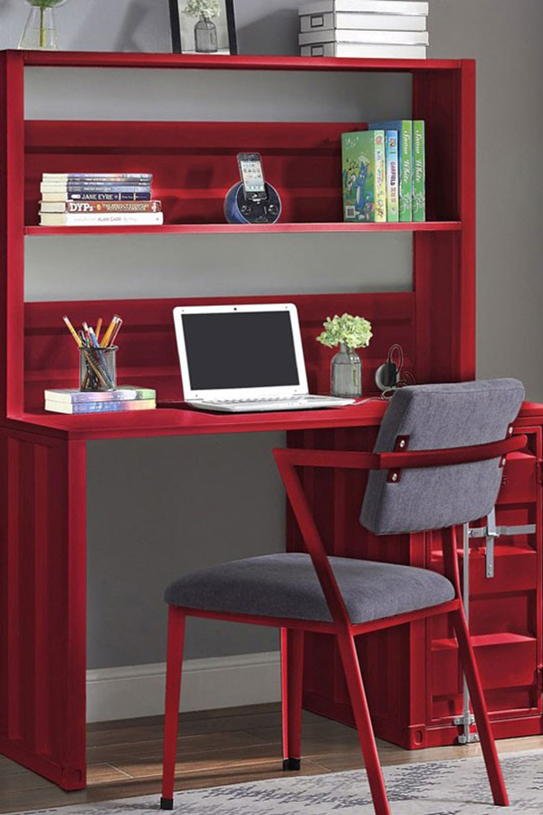 ACME - Cargo Youth Desk with Hutch