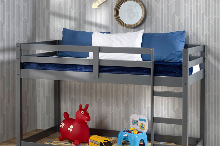 ACME Gaston Loft Bed - Gray