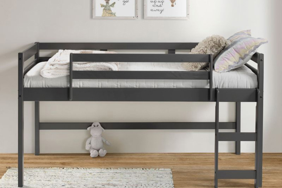 ACME Lara Twin Loft Bed - Gray Finish