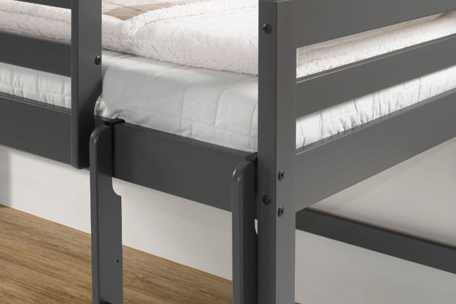 ACME Lara Twin Loft Bed - Gray Finish