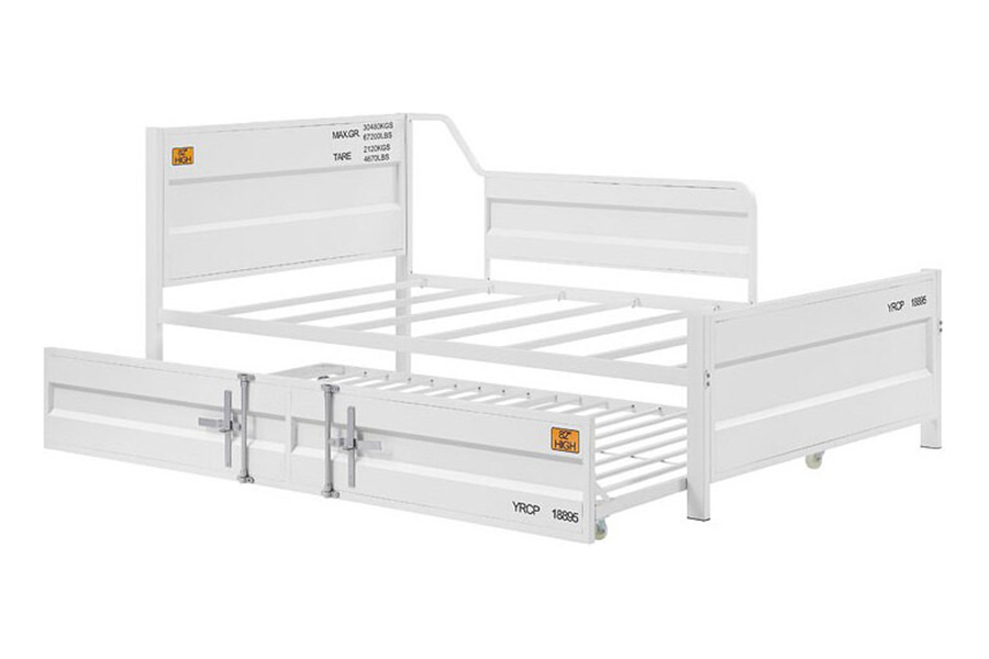 ACME Cargo Youth Daybed with Trundle - White