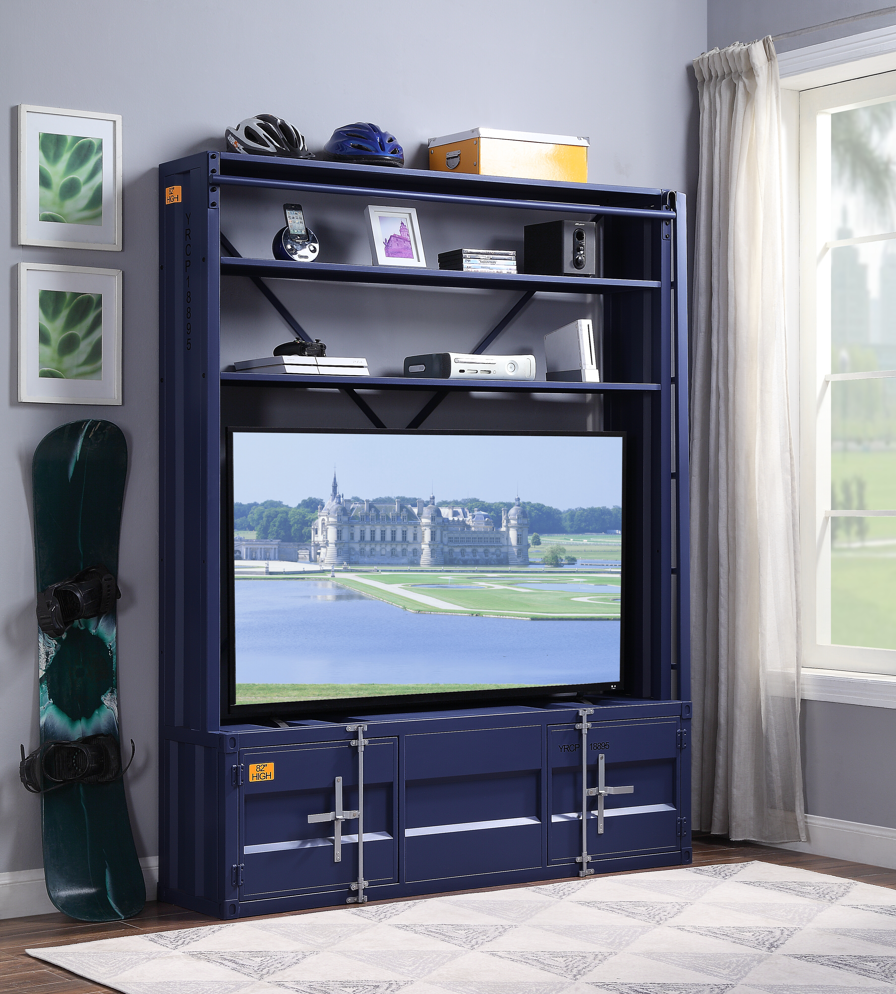 ACME Cargo Bookcase - Blue