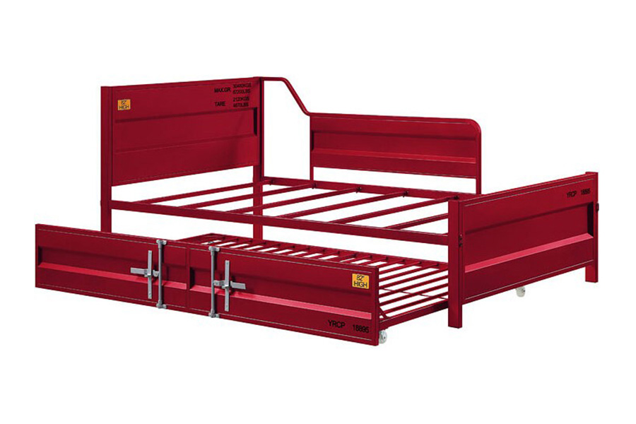 ACME Cargo Youth Daybed with Trundle - Red