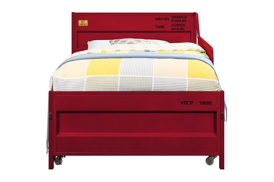 ACME Cargo Youth Daybed with Trundle - Red