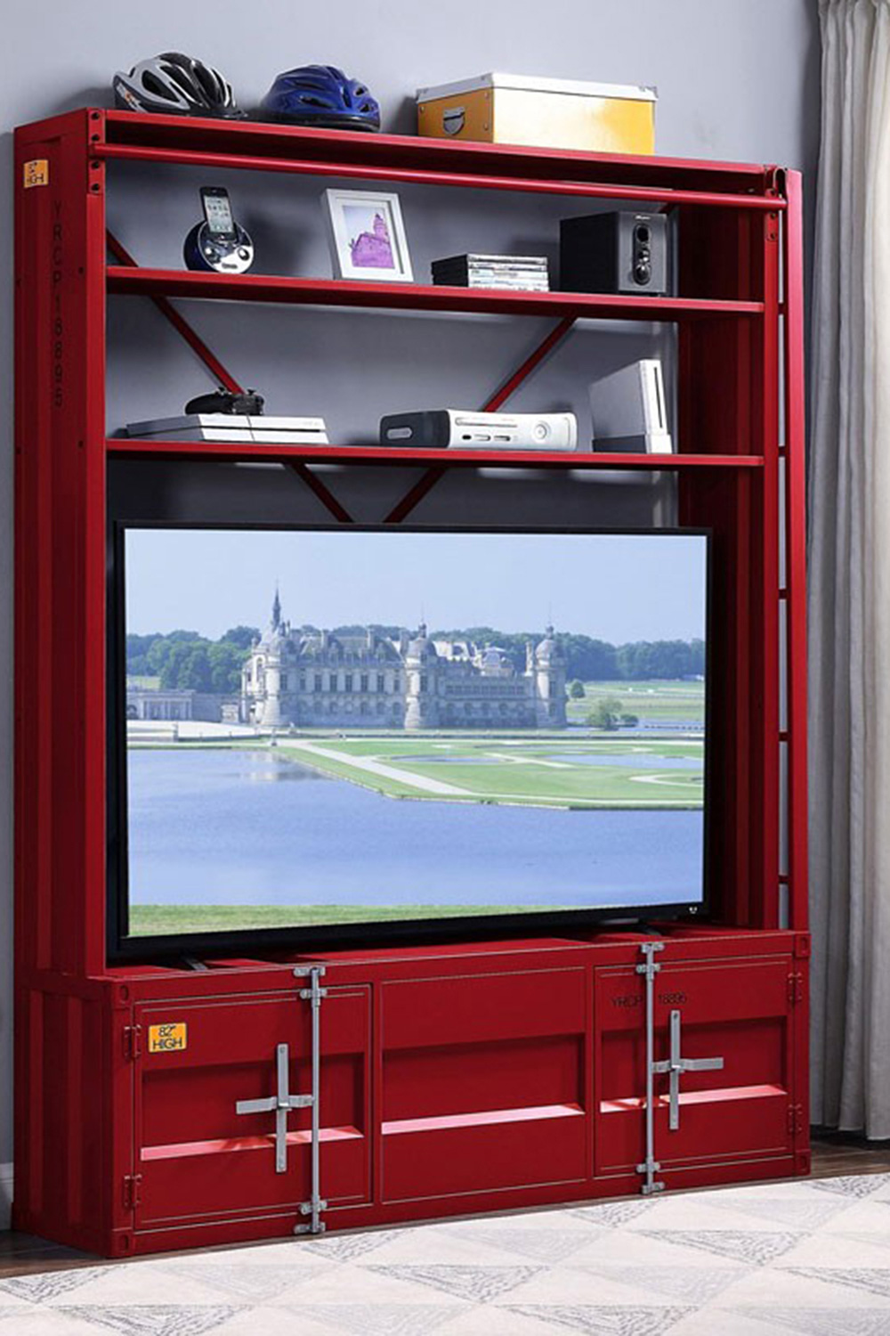 ACME Cargo Bookcase - Red