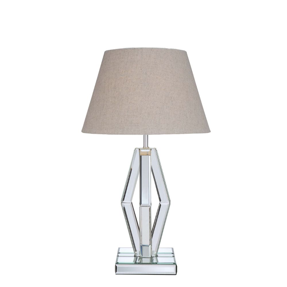 ACME - Britt Table Lamp in Mirrored/Chrome