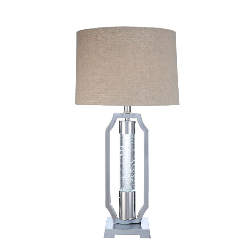 ACME - Cici Table Lamp in Chrome