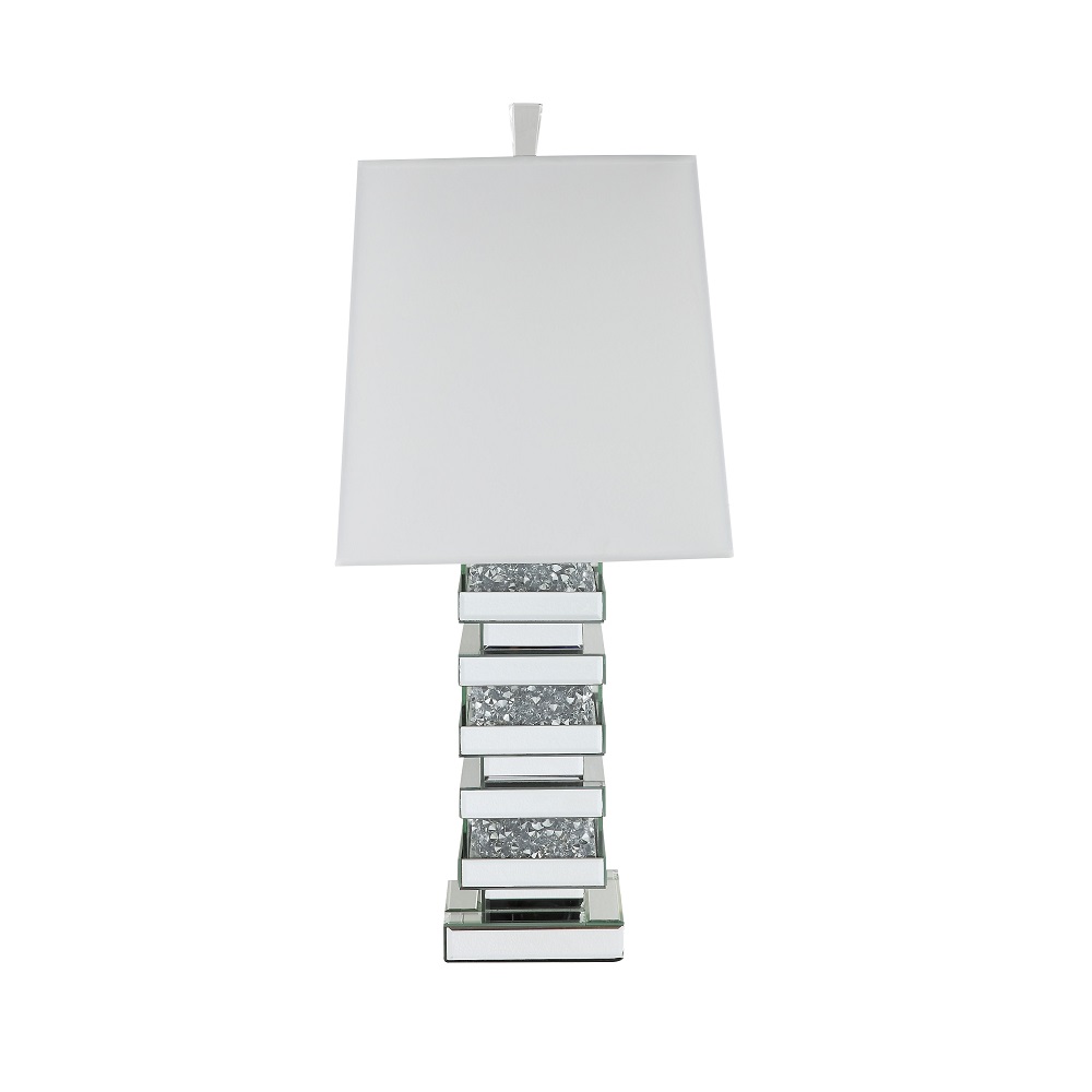 ACME - Noralie Table Lamp in Mirrored/Faux Diamonds (40242)