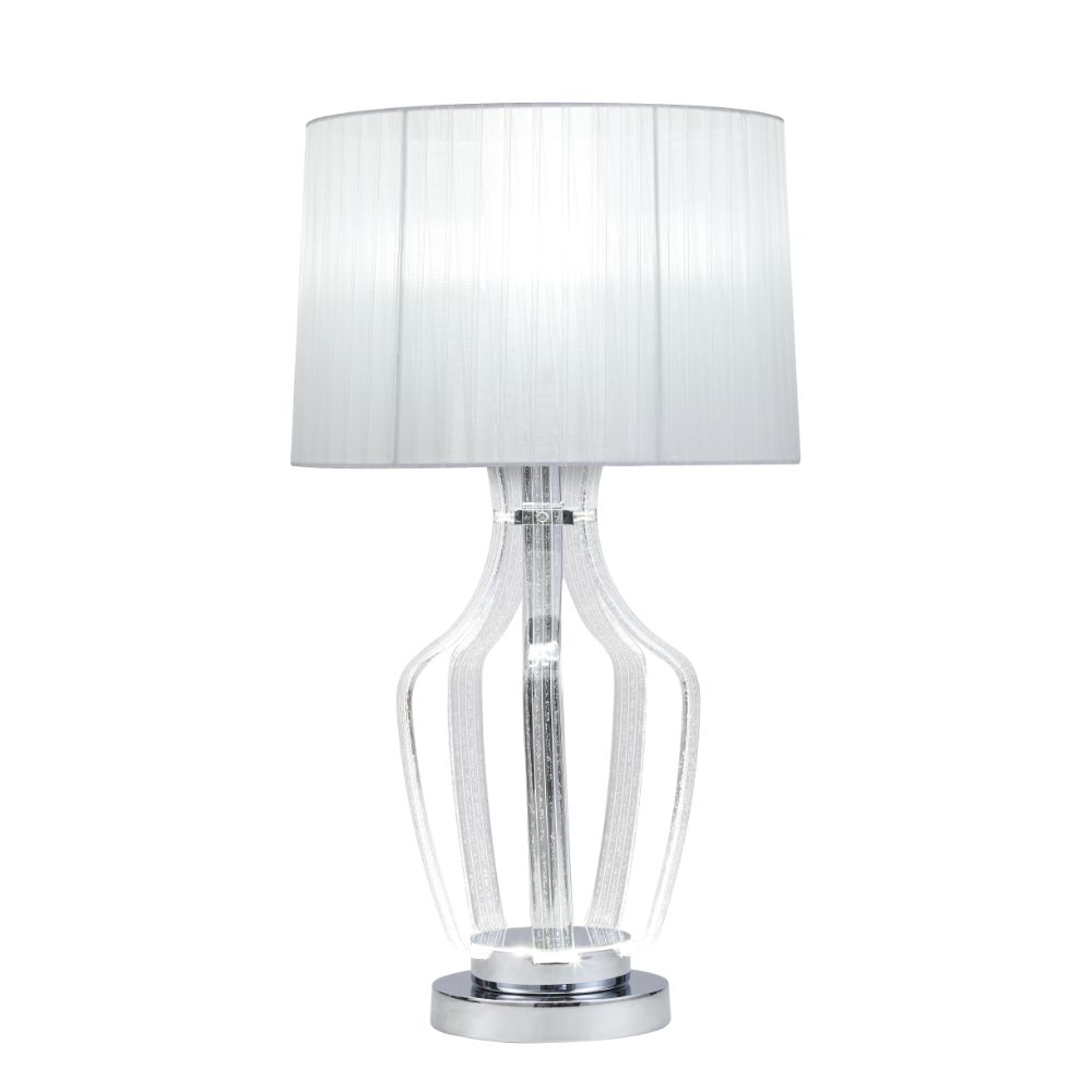 ACME - Mathilda Table Lamp in Clear Acrylic/Chrome