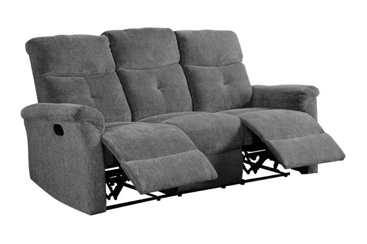 ACME - Treyton Motion Sofa in Gray Chenille