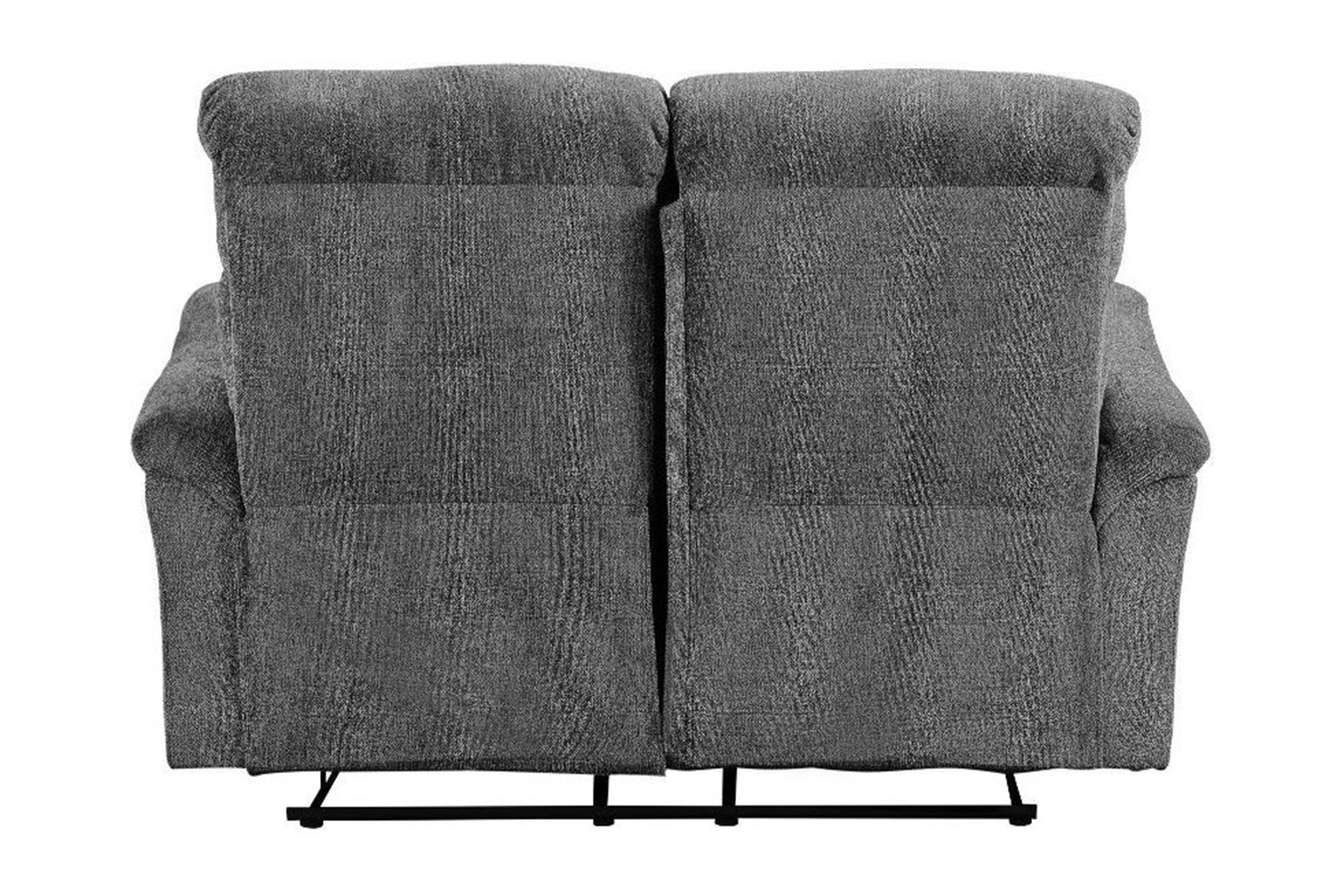 ACME - Treyton Motion Loveseat in Gray Chenille