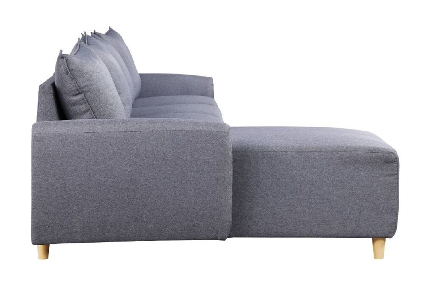 ACME Marcin Sectional Sofa - Gray Fabric