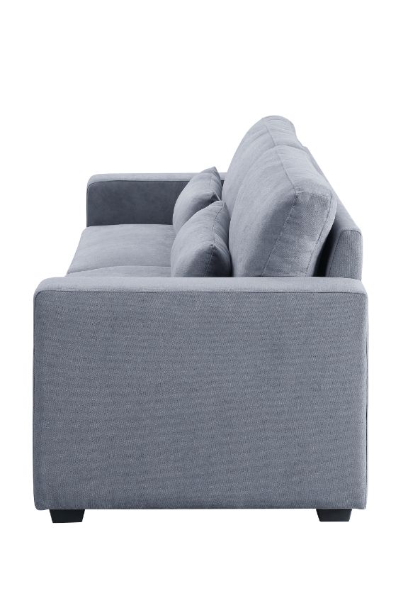 ACME - Rogyne Sofa with Storage in Gray