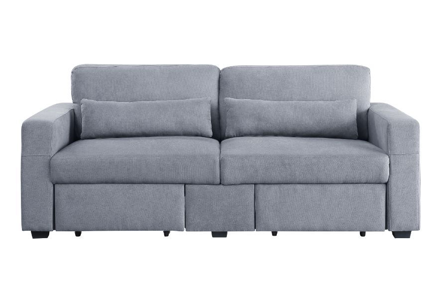 ACME - Rogyne Sofa with Storage in Gray