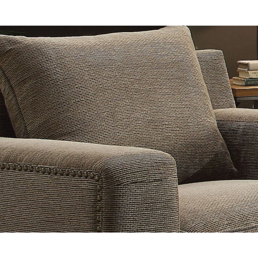 ACME™ Ushury Chair - Gray Chenille