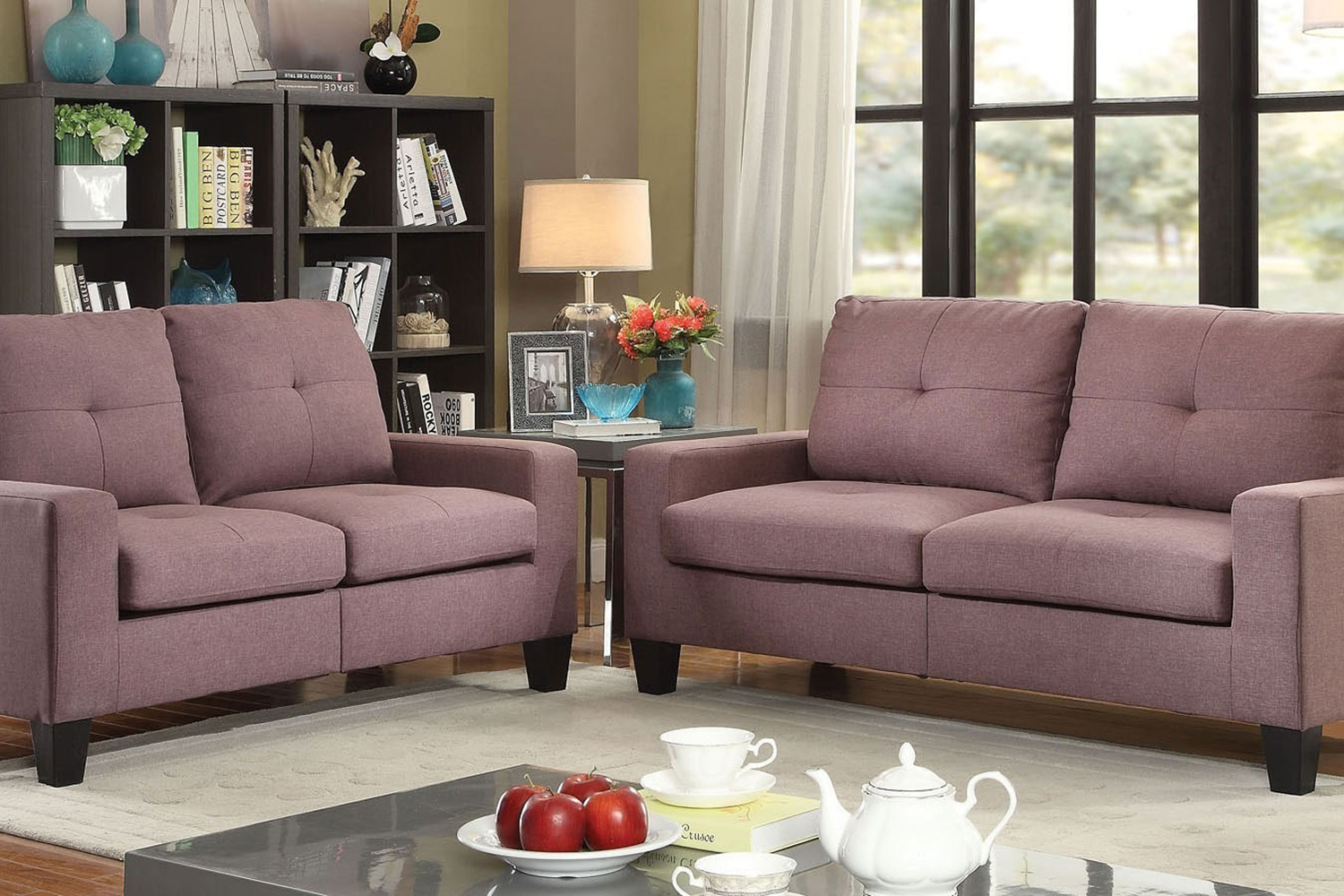 ACME - Platinum II Sofa and Loveseat Set